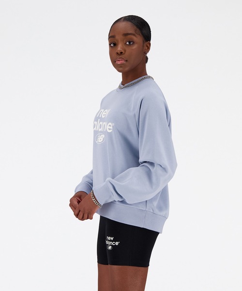 NEW BALANCE（ニューバランス）の「NB Essentials グラフィック スウェットクルー（スウェット・レディース・ライトブラウン/ブラック/ライトグレー・X-LARGE/LARGE/MEDIUM/SMALL）」の8枚目の写真