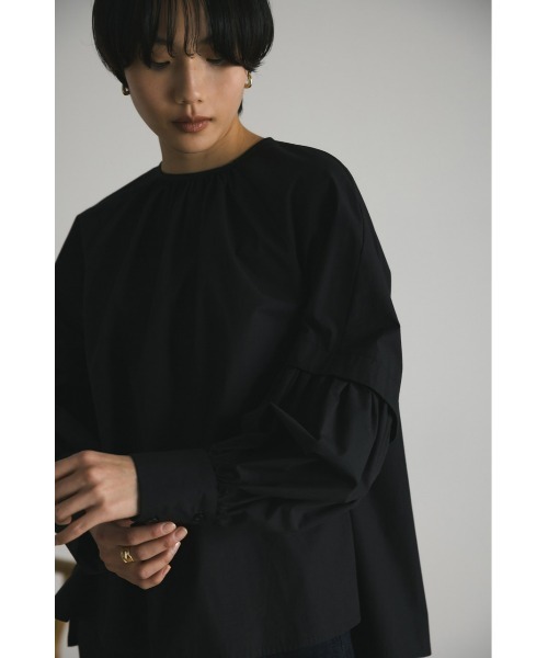 STYLEMIXER（スタイルミキサー）の「レイヤーボリュームスリーブブラウス（シャツ/ブラウス・レディース・ブラック/ホワイト/ベージュ・FREE）」の19枚目の写真