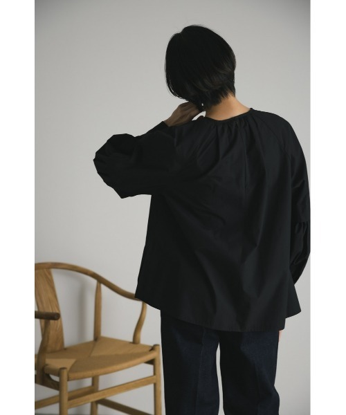 STYLEMIXER（スタイルミキサー）の「レイヤーボリュームスリーブブラウス（シャツ/ブラウス・レディース・ブラック/ホワイト/ベージュ・FREE）」の22枚目の写真