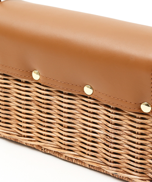 The Bagmati（ザバグマティ）の「【BAGMATI/バグマティ】ショルダーカゴバッグ（ショルダーバッグ・レディース・ダークベージュ/ブラック・フリー）」の12枚目の写真