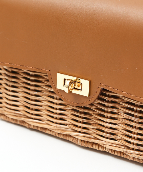 The Bagmati（ザバグマティ）の「【BAGMATI/バグマティ】ショルダーカゴバッグ（ショルダーバッグ・レディース・ダークベージュ/ブラック・フリー）」の18枚目の写真