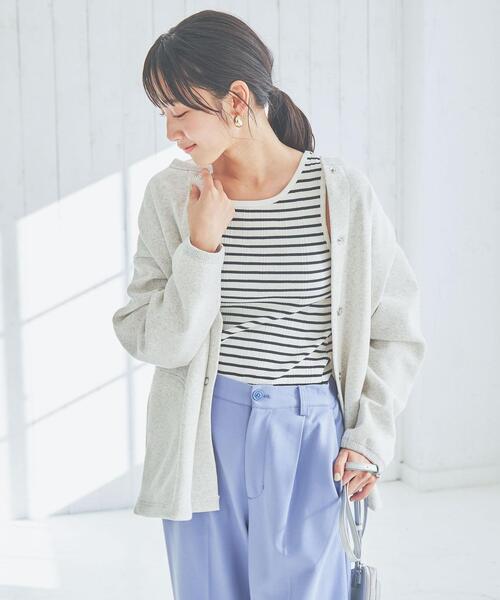 coen（コーエン）の「ボーダー&ソリッドアメスリタンクトップ（タンクトップ・レディース・ブラック/その他1/その他2/ホワイト・M/L）」の16枚目の写真