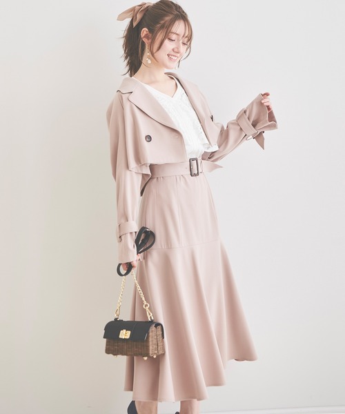 LAISSE PASSÉ ベージュ トレンチコート LAISSE PASSÉ ベージュ トレンチコート