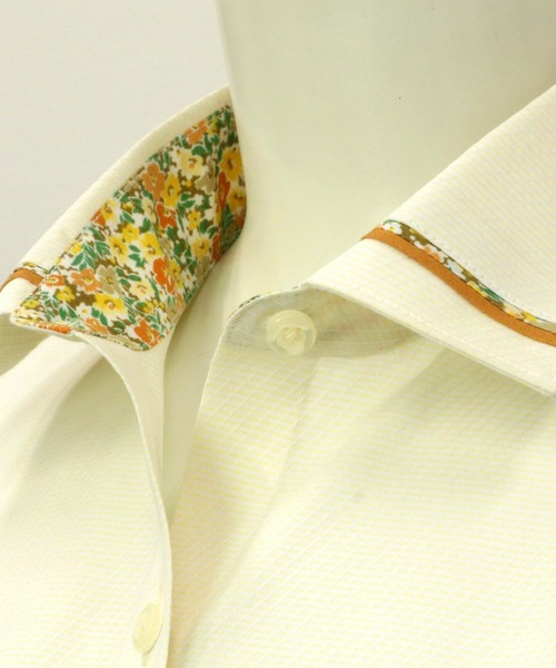 TOKYO SHIRTS（トウキョウシャツ）の「形態安定ノーアイロン ワイド 長袖ビジネスワイシャツ（ビジネスシャツ・レディース・ライトイエロー・S/M/XL/XS/L/LL）」の3枚目の写真