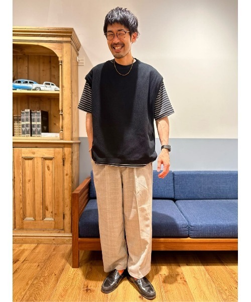 Right-on（ライトオン）の「【PLUS ONE】ミリオンドライカノコベスト（ベスト・メンズ・ブラック/ベージュ/グリーン・M/L/XL）」の19枚目の写真