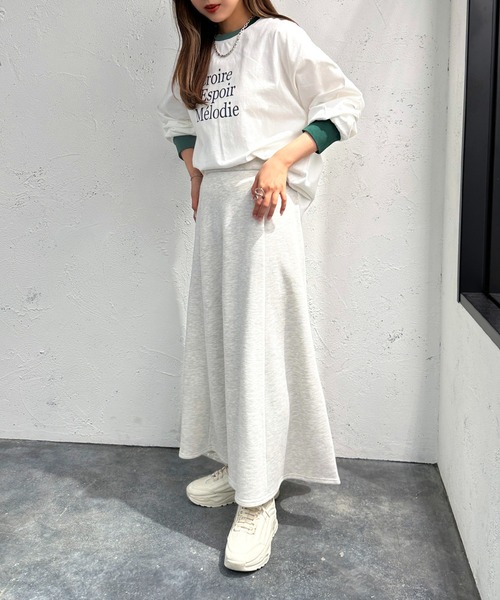 apres jour mignon（アプレジュールミニョン）の「リンガーロンT【ZOZOTOWN限定アイテム】（Tシャツ/カットソー・レディース・グリーン/ネイビー/イエロー・フリー/X-LARGE）」の8枚目の写真