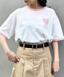 BACKハートロゴリンガーTシャツ