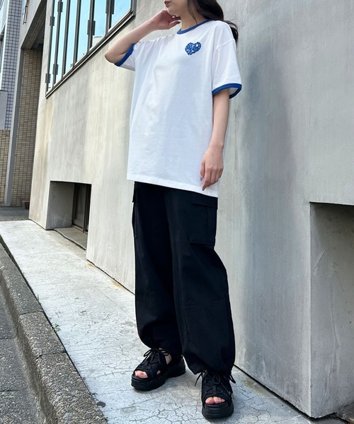 ★期間限定セール★【新品】ANINE BING　ハートプリント　ロゴ Tシャツ ☆期間限定セール☆【新品】ANINE BING ハートプリント ロゴ Tシャツ