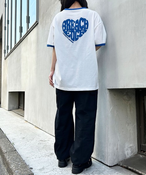 セール】BACKハートロゴリンガーTシャツ（Tシャツ/カットソー