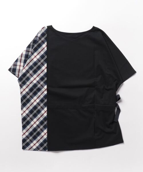 セール】ハウスタータン切り替え ドロストカットソー（Tシャツ