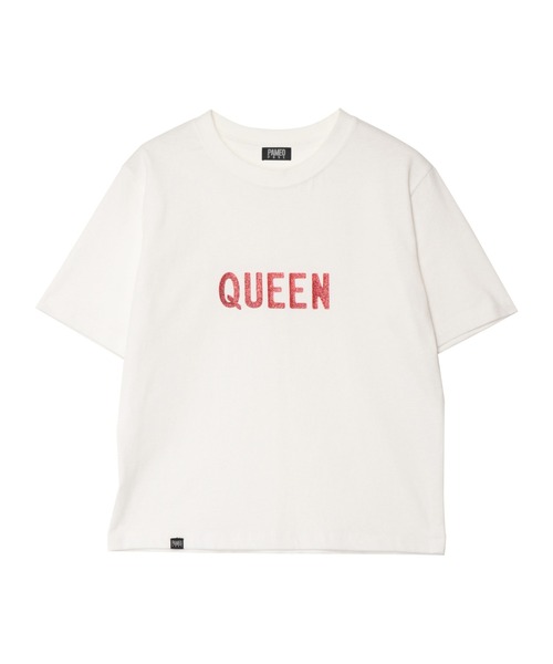 PAMEO POSE（パメオポーズ）の「Queen T-shirts（Tシャツ/カットソー・レディース・ホワイト/ブラウン/ブラック・SMALL）」の2枚目の写真