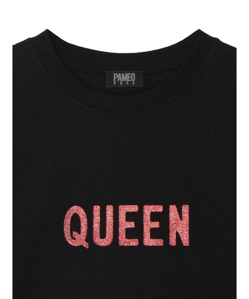 PAMEO POSE（パメオポーズ）の「Queen T-shirts（Tシャツ/カットソー・レディース・ホワイト/ブラウン/ブラック・SMALL）」の14枚目の写真