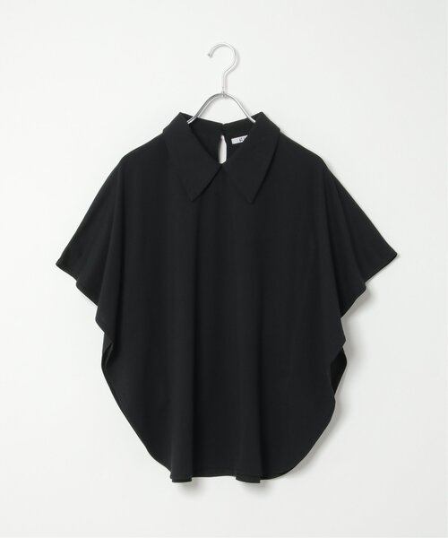 LBC（エルビーシー）の「シルケット襟付きプルオーバー（Tシャツ/カットソー・レディース・ブラック/ネイビー/ホワイト・M）」の13枚目の写真