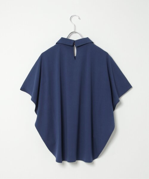 LBC（エルビーシー）の「シルケット襟付きプルオーバー（Tシャツ/カットソー・レディース・ブラック/ネイビー/ホワイト・M）」の12枚目の写真