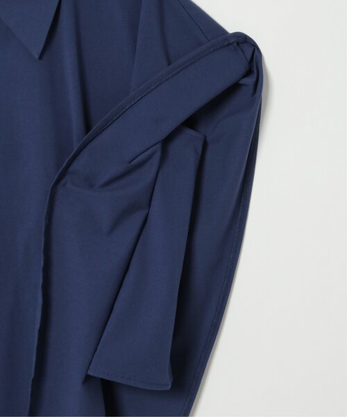 LBC（エルビーシー）の「シルケット襟付きプルオーバー（Tシャツ/カットソー・レディース・ブラック/ネイビー/ホワイト・M）」の9枚目の写真