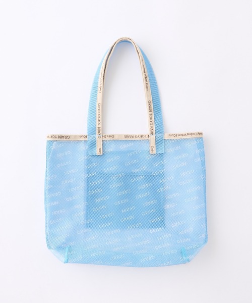 CIAOPANIC(チャオパニック)の「【GRAIN/グレイン】メッシュロゴトートバッグ(トートバッグ・レディース・ブラック/ベージュ/グリーン/ブルー/イエロー/ピンク・FREE)」の10枚目の写真