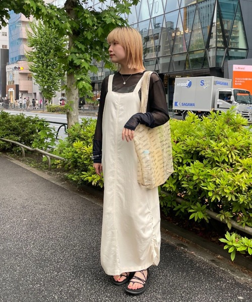 CIAOPANIC(チャオパニック)の「【GRAIN/グレイン】メッシュロゴトートバッグ(トートバッグ・レディース・ブラック/ベージュ/グリーン/ブルー/イエロー/ピンク・FREE)」の16枚目の写真