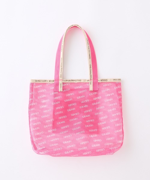 CIAOPANIC(チャオパニック)の「【GRAIN/グレイン】メッシュロゴトートバッグ(トートバッグ・レディース・ブラック/ベージュ/グリーン/ブルー/イエロー/ピンク・FREE)」の15枚目の写真