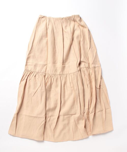 flower（フラワー）の「ボリュームティアードスカート（スカート・レディース・ホワイト/ベージュ・FREE）」の5枚目の写真