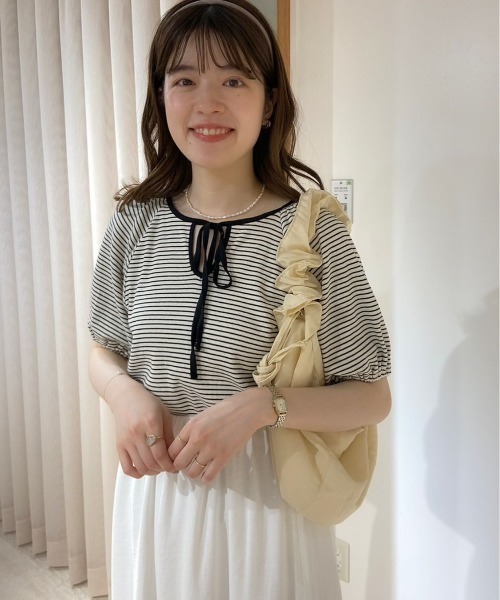 flower（フラワー）の「ボリュームティアードスカート（スカート・レディース・ホワイト/ベージュ・FREE）」の11枚目の写真