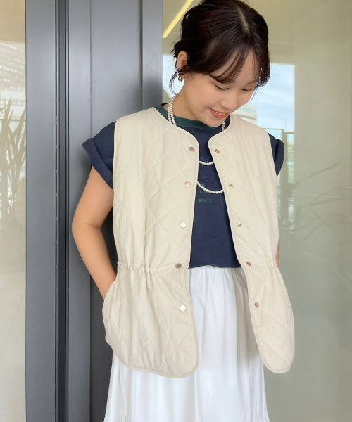 flower（フラワー）の「ボリュームティアードスカート（スカート・レディース・ホワイト/ベージュ・FREE）」の14枚目の写真