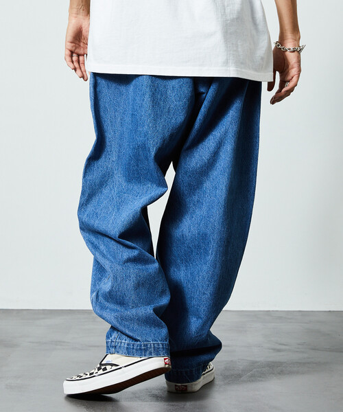 限定展開 FREAK'S STORE OUTDOORS/フリークスアウトドアーズ ワイドシルエット クライミングパンツ/デニム/チノ（デニムパンツ）｜FREAK'S STORE（フリークスストア）