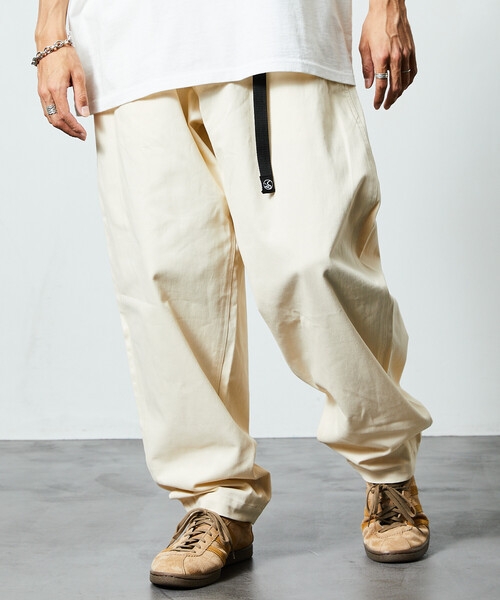 限定展開 FREAK'S STORE OUTDOORS/フリークスアウトドアーズ ワイドシルエット クライミングパンツ/デニム/チノ（デニムパンツ）｜FREAK'S STORE（フリークスストア）