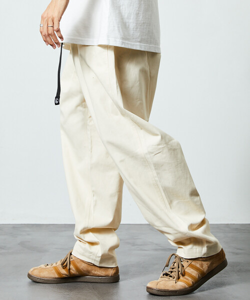 限定展開 FREAK'S STORE OUTDOORS/フリークスアウトドアーズ ワイドシルエット クライミングパンツ/デニム/チノ（デニムパンツ）｜FREAK'S STORE（フリークスストア）