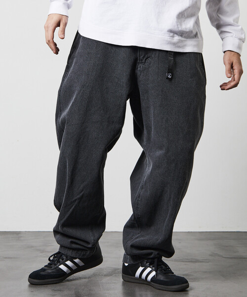 限定展開 FREAK'S STORE OUTDOORS/フリークスアウトドアーズ ワイドシルエット クライミングパンツ/デニム/チノ（デニムパンツ）｜FREAK'S STORE（フリークスストア）