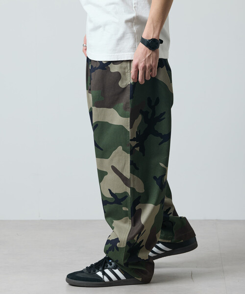 限定展開 FREAK'S STORE OUTDOORS/フリークスアウトドアーズ ワイドシルエット クライミングパンツ/デニム/チノ（デニムパンツ）｜FREAK'S STORE（フリークスストア）