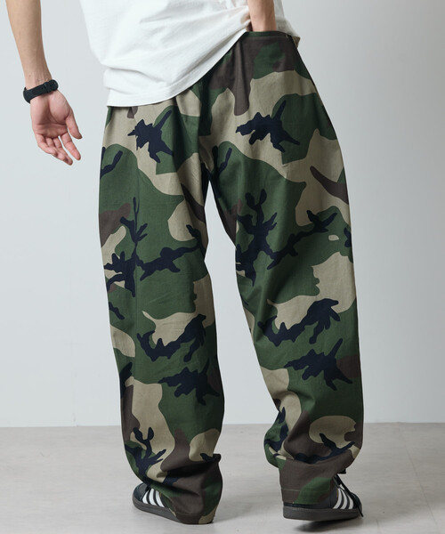 限定展開 FREAK'S STORE OUTDOORS/フリークスアウトドアーズ ワイドシルエット クライミングパンツ/デニム/チノ（デニムパンツ）｜FREAK'S STORE（フリークスストア）