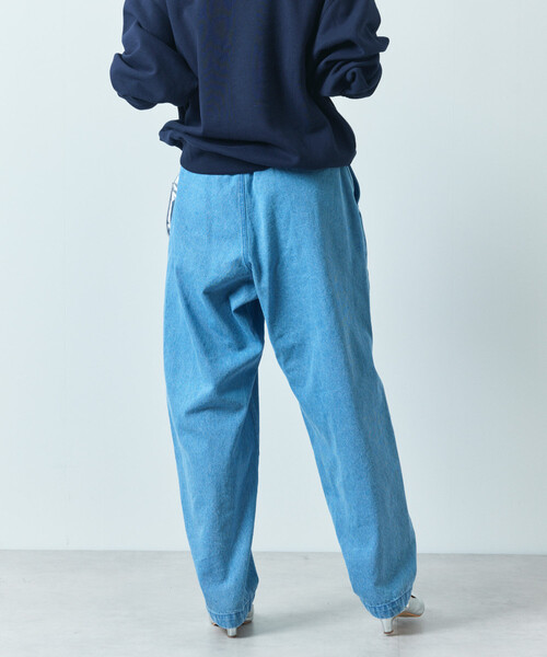 FREAK'S STORE(フリークスストア)の「限定展開 FREAK'S STORE OUTDOORS/フリークスアウトドアーズ ワイドシルエット クライミングパンツ/デニム/チノ(チノパンツ・メンズ・ナチュラル/ライトインディゴブルー/ダークインディゴブルー/ベージュ/オフホワイト/オリーブ/ブラック/チャコールグレー/レオパード/カモフラージュ/その他15・SMALL/MEDIUM/LARGE/X-SMALL)」の15枚目の写真