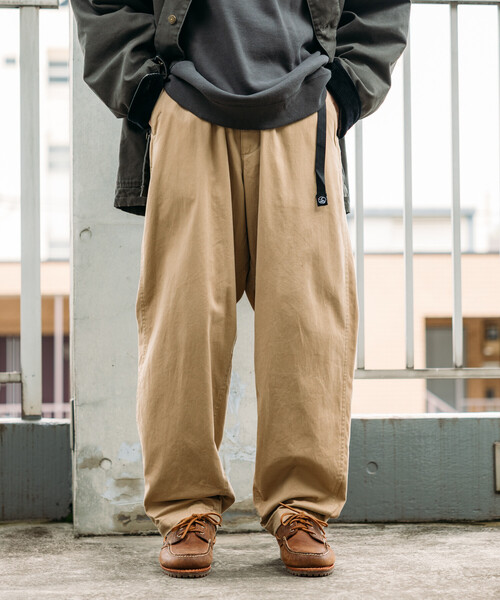 限定展開 FREAK'S STORE OUTDOORS/フリークスアウトドアーズ ワイドシルエット クライミングパンツ/デニム/チノ(チノパンツ)|FREAK'S STORE(フリークスストア)