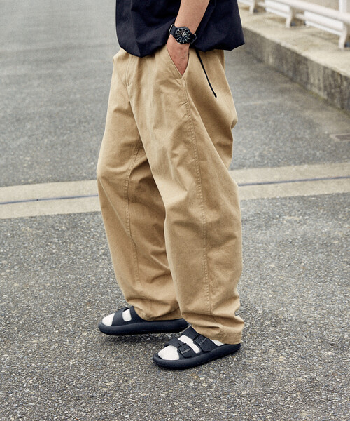 限定展開 FREAK'S STORE OUTDOORS/フリークスアウトドアーズ ワイドシルエット クライミングパンツ/デニム/チノ(チノパンツ)|FREAK'S STORE(フリークスストア)