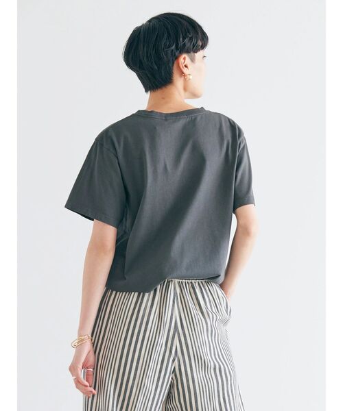 AMERICAN HOLIC（アメリカンホリック）の「ヴィンテージライクロゴカットソー②（Tシャツ/カットソー・レディース・ピンク/サックスブルー/チャコールグレー・M/L）」の13枚目の写真