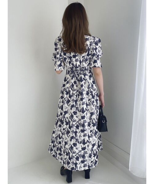 dazzlin（ダズリン）の「メープルフラワーパイピングワンピース（ワンピース・レディース・レッド/グレー/ブラック・MEDIUM/SMALL）」の12枚目の写真