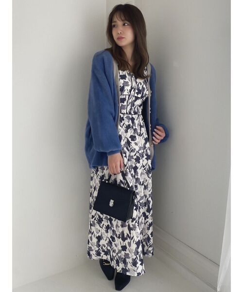 dazzlin（ダズリン）の「メープルフラワーパイピングワンピース（ワンピース・レディース・レッド/グレー/ブラック・MEDIUM/SMALL）」の15枚目の写真