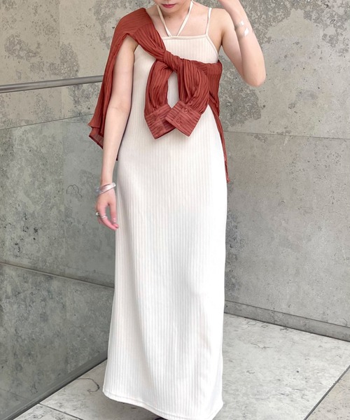 Ambre Ciel（アンブルシエル）の「シアーワッシャービッグシャツ／【WEB/EC限定商品】（シャツ/ブラウス・レディース・オレンジ/ブラック/アイボリー・FREE）」の11枚目の写真