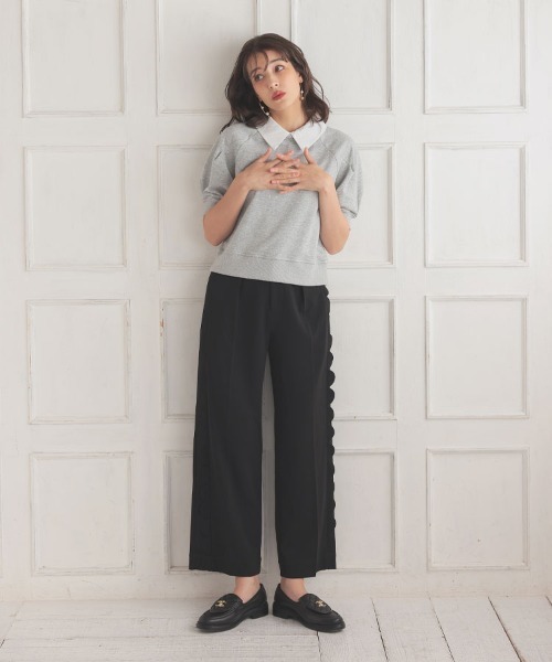 DONOBAN（ドノバン）の「2wayタックスリーブスウェット（スウェット・レディース・ピンク/ブラック/グレー・F）」の17枚目の写真