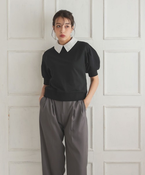 DONOBAN（ドノバン）の「2wayタックスリーブスウェット（スウェット・レディース・ピンク/ブラック/グレー・F）」の20枚目の写真