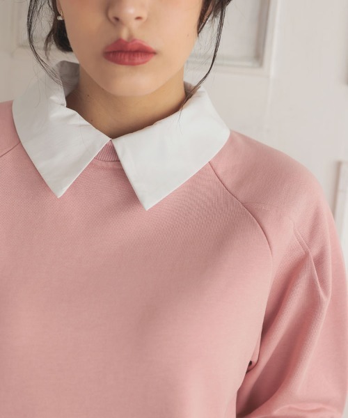 DONOBAN（ドノバン）の「2wayタックスリーブスウェット（スウェット・レディース・ピンク/ブラック/グレー・F）」の10枚目の写真