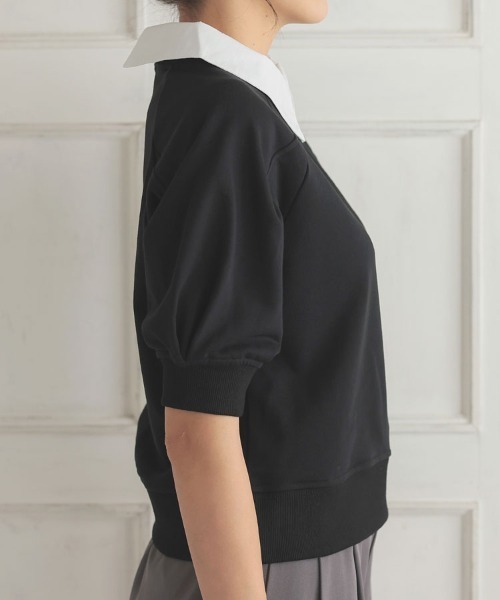 DONOBAN（ドノバン）の「2wayタックスリーブスウェット（スウェット・レディース・ピンク/ブラック/グレー・F）」の18枚目の写真