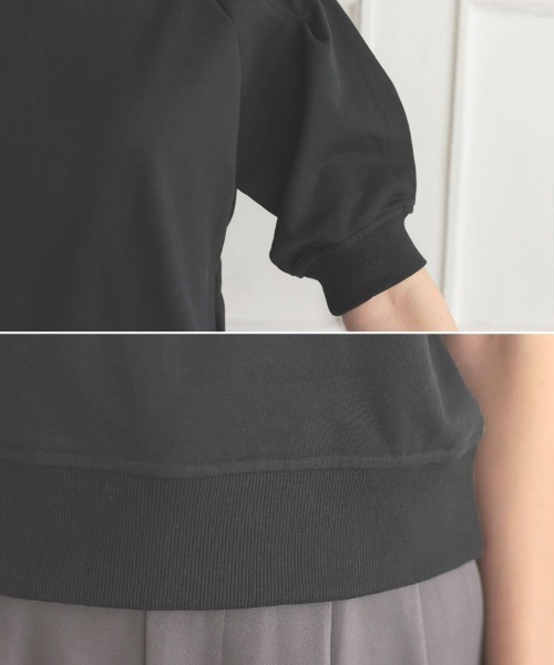 DONOBAN（ドノバン）の「2wayタックスリーブスウェット（スウェット・レディース・ピンク/ブラック/グレー・F）」の14枚目の写真