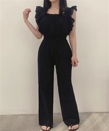 ショルダーフリルオールインワン
