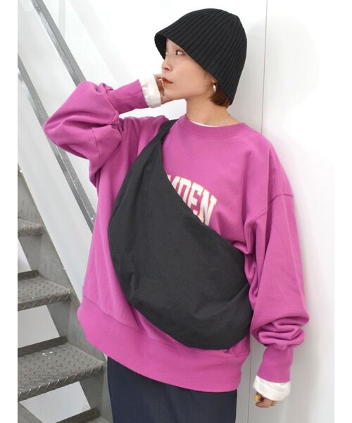 Ungrid（アングリッド）の「ニットバケットハット（ハット・レディース・ライトグレー/ブラック・FREE）」の4枚目の写真