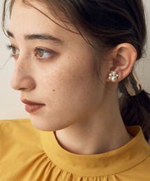 YECCA VECCA | パール×ビジューイヤリング(イヤリング)