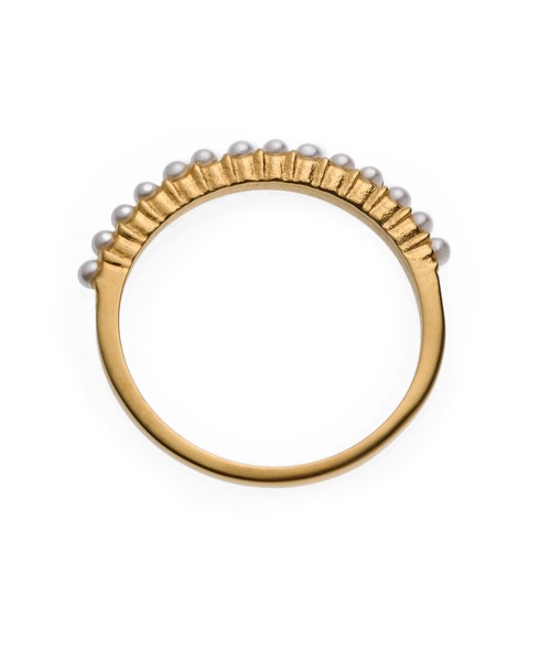 CENE（セネ）の「【CENE】セネ/ハーフエタニティリング（リング・レディース・ゴールド・#11/#9）」の8枚目の写真