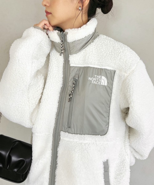 THE NORTH FACE（ザノースフェイス）の「国内未発売 THE NORTH FACE(ザ・ノースフェイス)/リバーシブル フリース 切替ブルゾン/FLEECE RVS JACKET（ブルゾン・レディース・ブラック/ホワイト/キャメル/ホワイト系その他・M/S/L/XL/XXL）」の5枚目の写真