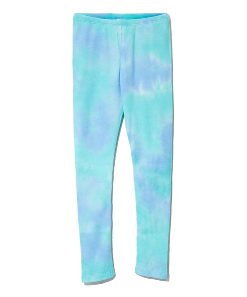 Healthknit(ヘルスニット)の「Healthknit/ヘルスニット LEGGINGS ワッフルタイダイ(レギンス/スパッツ・レディース・ブラウン/ライトブルー・MEDIUM/LARGE)」の1枚目の写真