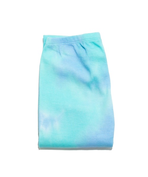 Healthknit(ヘルスニット)の「Healthknit/ヘルスニット LEGGINGS ワッフルタイダイ(レギンス/スパッツ・レディース・ブラウン/ライトブルー・MEDIUM/LARGE)」の3枚目の写真